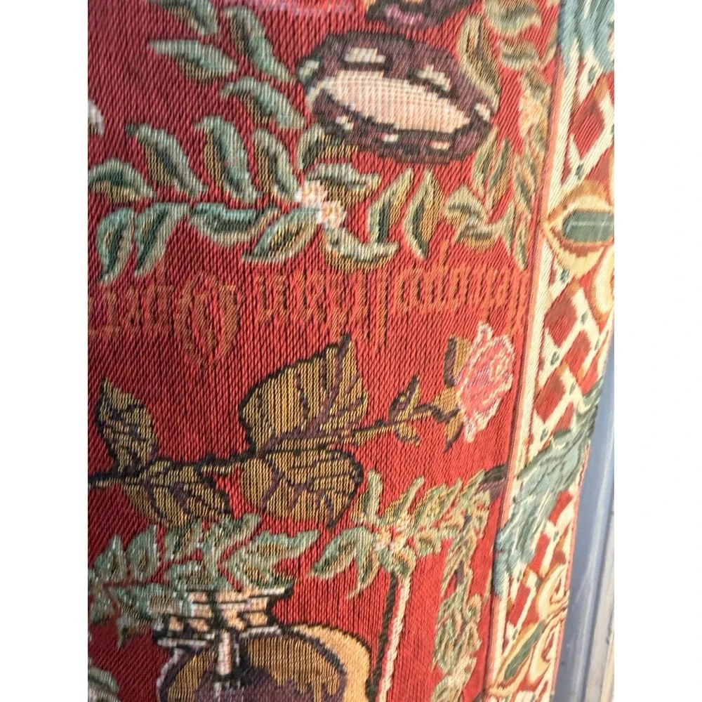 VINTAGE TAPISSERIE TAPESTRY Runner Metropolitan Opera , Birds , Dining Room Hang